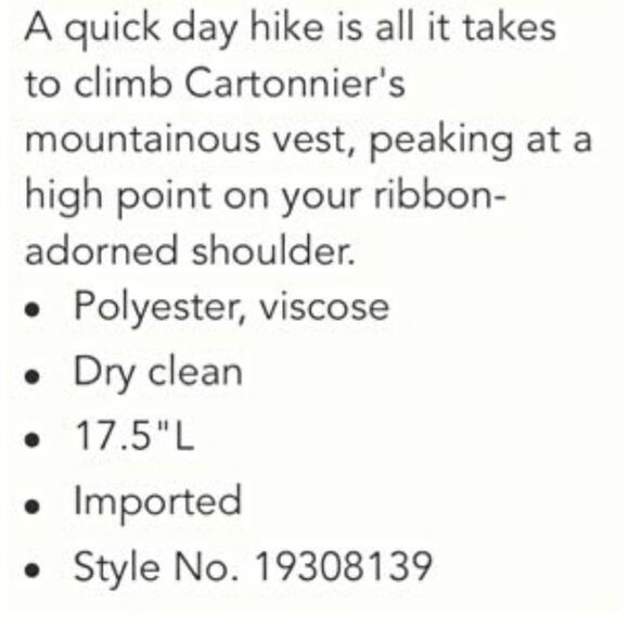 Anthropologie taupe Ruffled Statement Vest Bolero - Picture 3 of 9